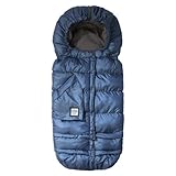 7am enfant（セブンエイエム アンファン）Blanket 212 0歳-4歳 ベビーカー フットマフ セブンエイエムアンファン (Metallic Steel Blue)