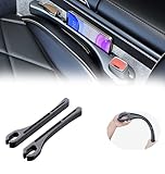 に適用 トヨタ クラウンスポーツ/トヨタ クラウンセダン/トヨタ クラウン エステート/30系 2023年11月-現行 車 隙間クッション 便利グッズ 小物落下防止 2枚セット 運転席/助手席 車 隙間埋め シートクッション 取り付けが簡単 車用品(黒)