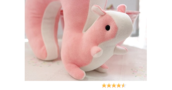 Amazon リス シッポが 動物 首枕 新幹線 飛行機 可愛い ネックピロー ピンク ネックピロー オンライン通販