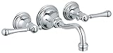 Grohe 20 135 000 Bridgeford Wall Mount Vessel Trim, StarLight Chrome [並行輸入品]