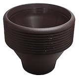 ボールプランター10鉢セット こげ茶 直径30cm