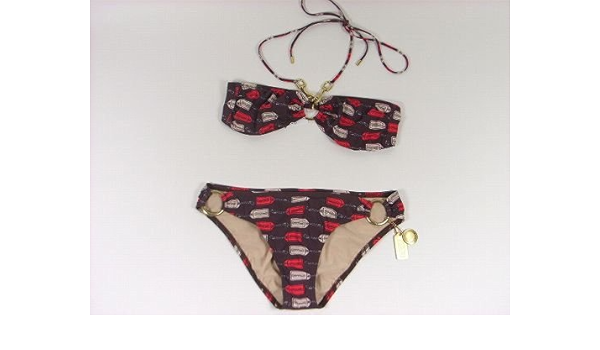 Amazon Coach コーチ リゾートビキニ水着 ブラウン Xs 並行輸入品 その他 ビキニ セパレーツ 通販