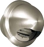 ナスタ(NASTA) 自然換気用丸型フード付ガラリ 100 KS100SHGAMI