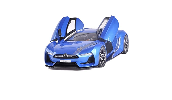 Amazon Co Jp シトロエンgt コンセプトカーシミュレーションの合金の車のモデルカー静的モデルと互換性スケール1時18分ダイカストカーモデルは コレクション展示会に使用することができ Color Blue Size 26 5cm 11 5cm 7cm ホビー
