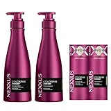 【セット】NEXXUS(ネクサス) カラーフィックス シャンプー+コンディショナー(トリートメント) ポンプペア 各400g おまけ付き