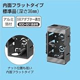 未来工業 ノコ引きスライドボックス アルミ箔付 SBC