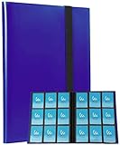 Mint Protect カードファイル 9ポケット 360枚収納 トレーディングカード トレカ ファイル (ブルー)