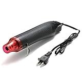 Kimlontonミニ小型ヒートガン 熱風機 ホットエアガン ヒーティングガン 110V/300W 熱収縮定型、修理 、補修、 熱処理、DIYツール、パテの乾燥、 剥離、 塗装やの剥がし作業適用