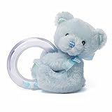 Gund Baby Gund My 1st Teddy Ring Rattle Blue [並行輸入品]