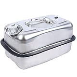 ガソリン携行缶 3L 5L ポータブル燃料缶 緊急用携行缶 軽量 安全ガソリン携行タンク 頑丈 防錆 安定 超靭性 耐衝撃 長寿命 漏れ防止 保管用に 燃料缶 軽油 灯油 持ち運び 消防法適合品 ステンレス 鋼板厚 外出必備品 アウトドア 旅行 応急手当用品 防災用品 (3L)