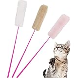 SONGWAY猫おもちゃ 毛玉 ねこじゃらし ふわふわ 仿うさぎ毛 ３本セット