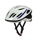 OGK KABUTO(オージーケーカブト) SN-10 通学用ヘルメット ホワイト 青テープ付きサイズ: 56-58cm SN-10