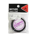 MIYUKI ネックレス専用糸 #20/20m巻 黒 K564/BL