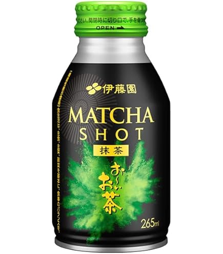 Amazon.co.jp: 伊藤園 お～いお茶 MATCHA SHOT 265mlボトル缶×24本入