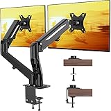 ErGear デュアル モニターアーム 2画面 13～27インチ 耐荷重1.5-6.5kg VESA規格100*100 多角度調節 クランプ