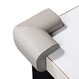 [Jiyaru] 8個セット コーナークッション超弾力 コーナーパッド厚手 けが防止 ベビーガード グレー