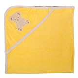 Tadpoles Cotton Embroidered Hooded Towel, Bear by Tadpoles