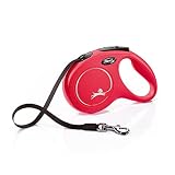 フレキシ (flexi) ニュークラシック テープ M(25kg未満) 5m レッド [犬用リード]