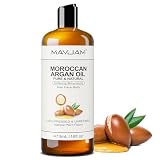 MAYJAM オーガニック アルガンオイル 天然 100% 冷圧 473ml スキンケア ヘアケア 保湿 マッサージオイル ベースオイル 無添加