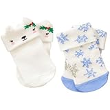 GYMBOREE(ジンボリー) キャット&スノーフレークソックス スノーホワイト 小物くつ下・タイツ 6～12ヶ月【並行輸入】