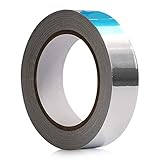 TATUM アルミテープ 幅30mm×厚さ0.06mm×長さ30M アルミ箔 強粘着 耐熱 防水 耐候 キッチン周り 配管/ダクト/シンク周り/器具修復/装飾 強力粘着