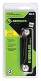 Greenlee 0254-13 Folding Hex Key Set, 5-Piece by Greenlee Textron [並行輸入品]