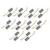 uxcell　カーボンブラシ　炭素ブラシ　汎用電動モーター用　動力道具　交替品15 x 8 x 5mm　20個