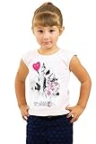 Pulla Bulla幼児用女の子タンクトップグラフィックTee US サイズ: L カラー: ホワイト