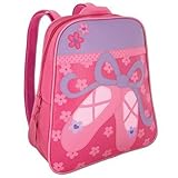 ステファンジョセフ【ハリウッドスター&セレブ御用達】女の子用GO-GO BAGピンクバレリーナトウシューズリュック,花柄バックパック,キッズかばん,バッグ,通園・通学バッグ,,遠足【並行輸入】