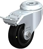 Blickle LKRA-VPA 80K-FI-EL Swivel Caster, 3.15 Wheel Diameter, 132 lb. Load Capacity by Blickle
