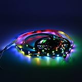 MOKUNGIT WS2812B LED Strip Light Individually Addressable Programmable WS2811 Built-in 5050 RGB DC5V