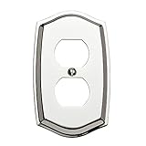 Baldwin 4757.260。CD Colonialデザイン二重スイッチプレート、クローム