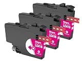 【フクタマ】 LC416M マゼンタ 3本セット ブラザー(Brother) 用 互換インク カートリッジ brother 用 LC416 インク 対応機種 MFC-J4440N MFC-J4540N MFC-J4940DN DCP-J4143N MFC-J4443N MFC-J4543N DCP-J4140N (マゼンタ3本セット)