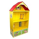 Fantasy Fields - Happy Farm Animals Thematic Kids Wooden Barn Bookcase with Storage | Imagination In