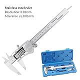 Preciva　デジタルノギス　IP54　防水防塵　耐水性良い　高精度