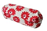 ルカコ 抱っこひも収納カバー 　鮮やかな花のモチーフ　生地しっかりめ　裏生地レッド　「ルカコ」　0792-11