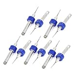 uxcell PCBドリルビット　カット直径0.5mm　シャンク直径3mm　スパイラルフルート　タングステンカーバイド　10本