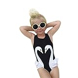 Ama ( TM )幼児用子供ベビー女の子ワンピース水着水着水着 カラー: ブラック