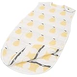 SMILEMOON スリーパー キッズ & ベビー コットン 100% 6重 ガーゼ 赤ちゃん 出産祝 (KIDS, PEAR（洋梨）)