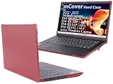 mCover ケース 2021-2025 14インチ Lenovo V14 G2 / G3 / G4 / G5 シリーズ Windows ノートブック PC (180°ヒンジ付き、他のLenovoモデルには適合しません) - レッド