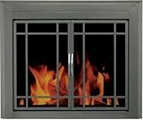 Pleasant Hearth ed-5410 EdinburgガラスFirescreen、ガンメタル L ED-5412 1