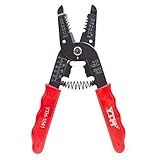 Joyutoy Red Wire Stripper Cutter Solid & Stranded Wire 4 7/10 Inches Wire Strapping Tool 0.9mm~5.5mm