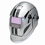 Variable Auto Darkening Welding Helmet with Metal Head Design by Chicago Electric Welding