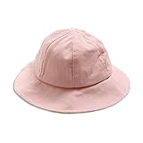 baby ampersand ベビー日よけ付ハット　ピンク　46cm