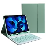 タブレット用キーボード付きケース 脱着式 全面保護型 多角度調整 傷つけ防止 iPad bluetooth キーボード ケースペン溝一体 iPad 11Pro/10.9/Air3 用 スタンド機能付き Pencil収納 (ピンク)