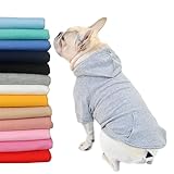 【24HOURS】フレンチブルドッグ フード付き 服 ドッグウェア 犬 服 ドッグウェア 犬の服 パーカー トレーナー 帽子付き 無地 スウェット パグ プードル シュナウザー 小型犬 中型犬 大型犬