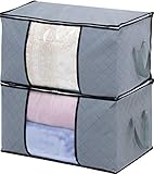 アストロ 衣装ケース 2個組 グレー 不織布 活性炭消臭 大容量 171-50