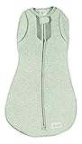 Woombie Convertible Baby Swaddle with Vent- Easy to Use Natural Approach to Swaddling - Stretchy, Sn