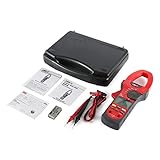 uni-t ut210e クランプメータデジタルクランプメータUNIT DC/AC電圧アンプオームダイオードマルチメータ電流計マルチテスター電流耐圧テスタープローブ（赤とグレー）