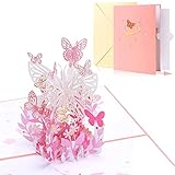 【Amazon限定ブランド】バースデーカード メッセージカード 立体カード 誕生日カード クリスマスカード バレンタイン ギフトカード バー